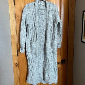 ZARA Floor Length Cable Knit Sweater (L)